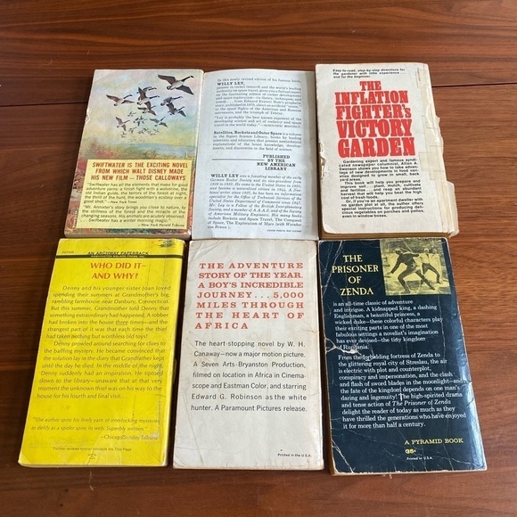 Bundle of 6 Vintage Books - Picture 3 of 3
